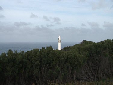 Zoom in Cape Otway lighthouse