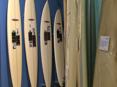 Surf Boards in Shop.