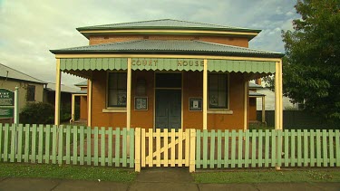 Small Court House in rural area, New South Wales, Australia