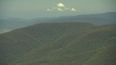 Various shots of Barrington Tops mountains. Rolling green hills and mountains.
