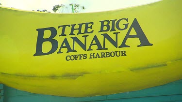 Close up of The Big Banana Coffs Harbour