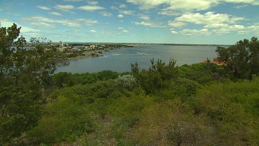 View of Perth and Swan River from King's Park