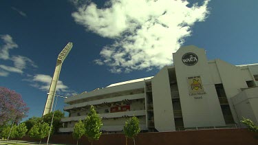 Stadium, Perth WACA, Lillee Marsh Stand. Western Australia Cricket Grounds. Home of the  warriors.