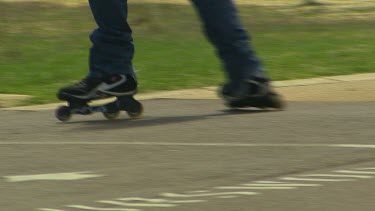Person rollerblading