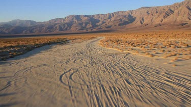 Aerial of Anza Borrego State Park Desert, Southern Califonria