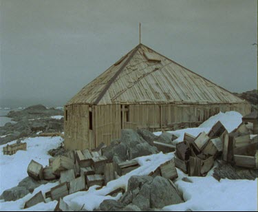 Mawson's Huts. Cape Denison Commonwealth Bay. Australian Antarctic Territory.