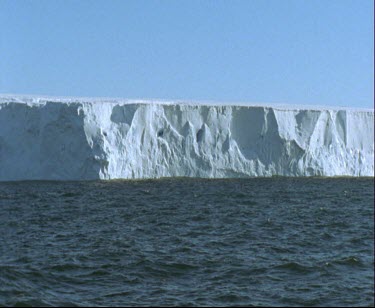Antractic landscape ice sheet or ice shelf