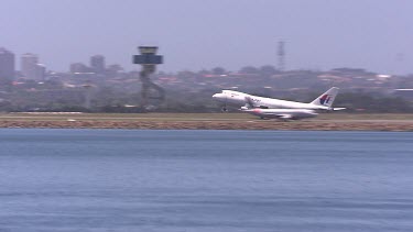 Cargo plane take-off