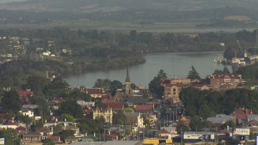 Launceston, Tasmania. North and South Esk Rivers.