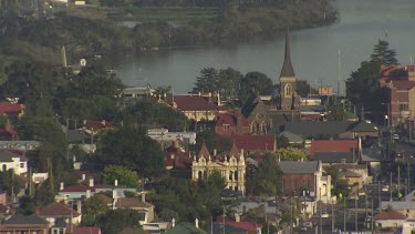 Launceston, Tasmania. North and South Esk Rivers.