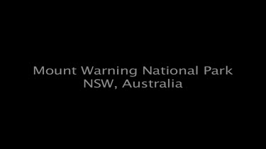 Mount Warning National Park NSW, Australia