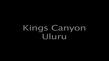 Kings Canyon Uluru