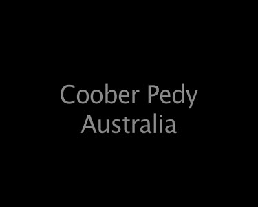 Coober Pedy Australia