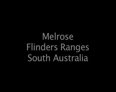 Melrose Flinders Ranges South Australia