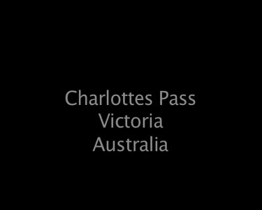 Charlottes Pass Victoria Australia