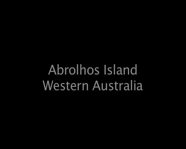 Abrolhos Island Western Australia