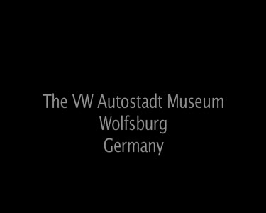 The VW Autostadt Mueseum Wolfsburg Germany