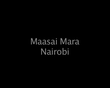 Maasai Mara Nairobi