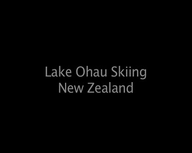 Lake Ohau Skiing New Zealand