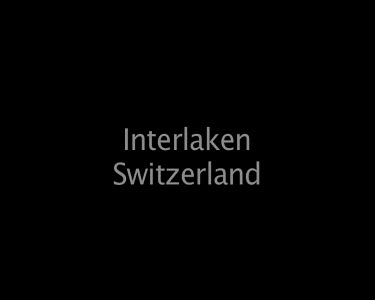 Interlaken-Switzerland