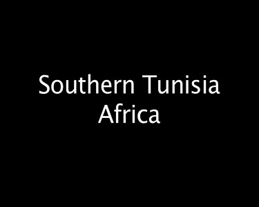 Southern Tunisia Africa