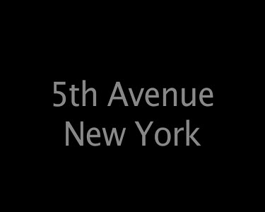 5th Avenue New York