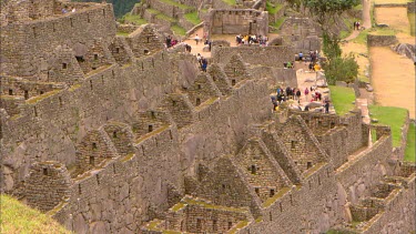 Terraced buildings in Machu Piccu