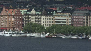 View over Norr Malarstrand, Kungsholmen. Stockholm, Sweden.