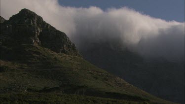 Clouds and mountains, South Africa.