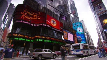 Times Square. Advertising LCD billboards. Broadway
