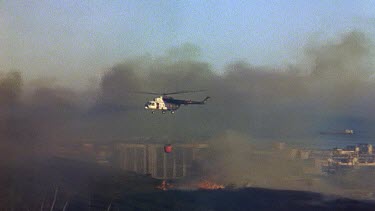 LA. Fire fighting helicopter
