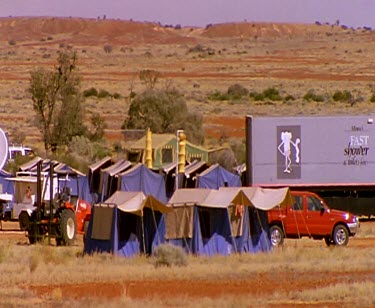Camping tents trucks
