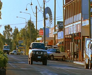 Outback country hotel and town