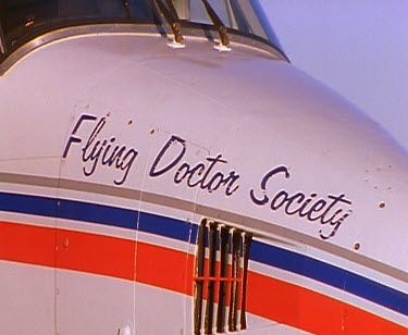 Flying doctor plane.