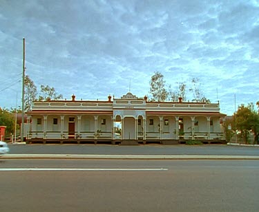 Longreach, Queensland. Example of Victorian architecture. verandah 1916