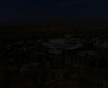 Establishing shot town Alice Springs