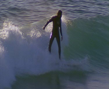Surfing at Cactus Beach