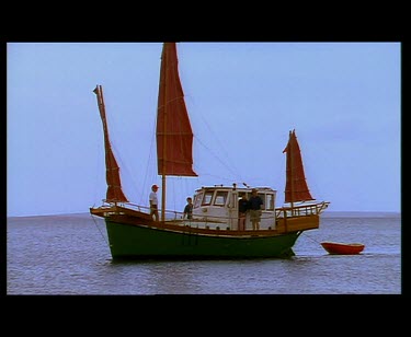 Chinese style junk boat