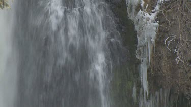 Waterfall up very close