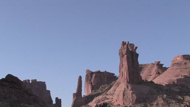 Rocky Canyon; sheer and deep; monumental buttes and boulders