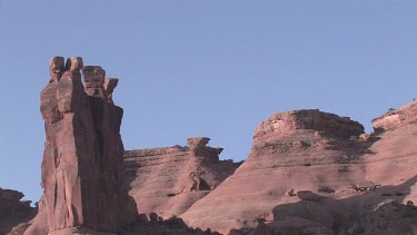 Rocky Canyon; sheer and deep; monumental buttes