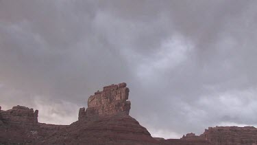 Rocky Canyon; sheer and deep; monumental buttes, boulders, and mesas