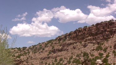 Rocky Canyon Walls; sheer and deep; monumental bluff, boulders, and mesas