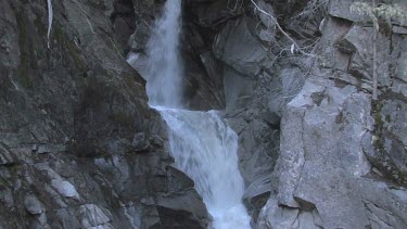 Waterfall in early spring