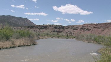 A rushing Southwest river; the Rio Chama