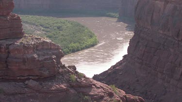 Desert-canyon river; the upper Colorado