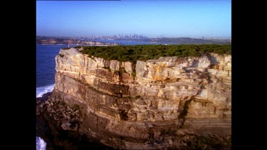 Over North Head with Harbour and Sydney city in background