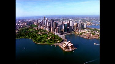 Sydney Opera House, Circular Quay, Sydney city, botanical gardens