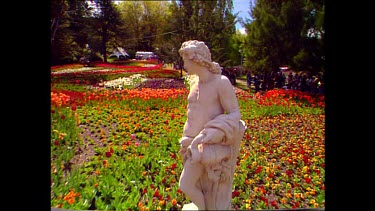 Sculpture in a garden