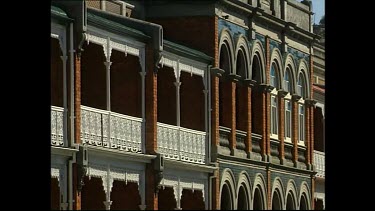 Detail of Victorian building, balcony